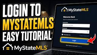 How to login to MyStateMLS for real estate investment tracking - Easy Tutorial