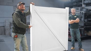 Make Your Own Vinyl Gate In A Snap With This DIY Kit