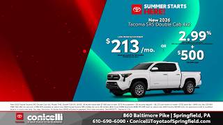2026 Toyota Tacoma Deals at Conicelli Toyota of Springfield | Huge Inventory & Low Lease Offers