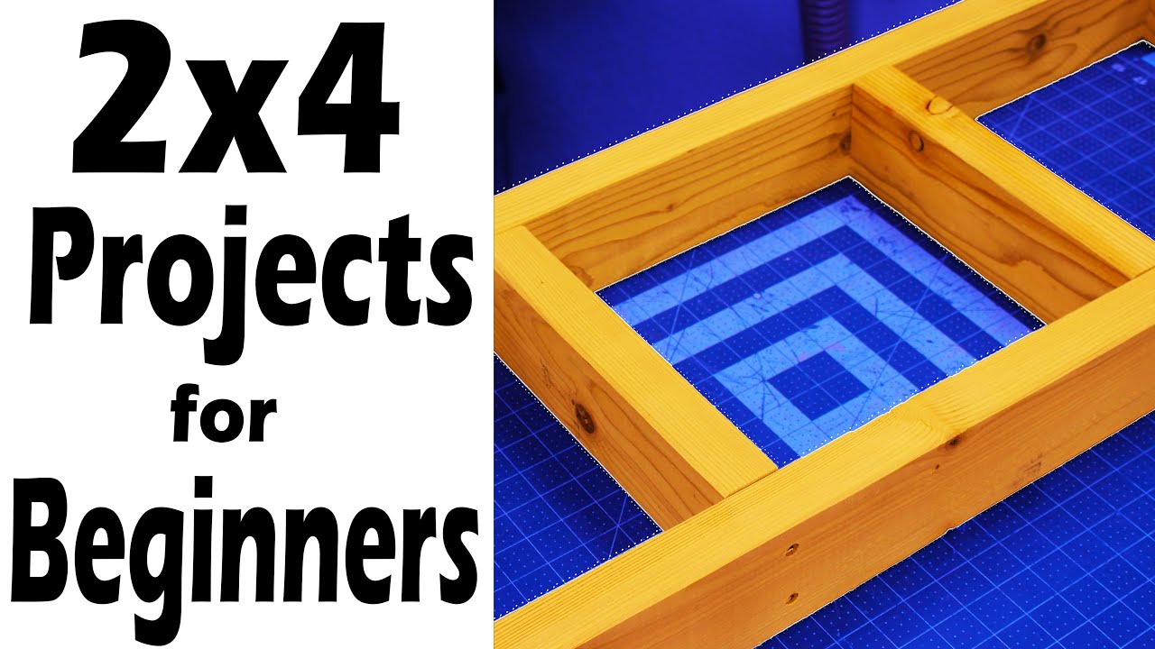 3 Easy 2x4 Projects Anyone Can Build! (for Beginners) - YouTube
