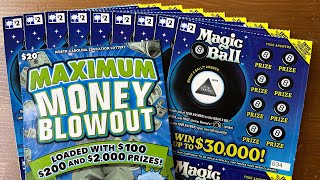 Full Book of SC Magic 8 Ball Scratch-Offs!💥Part 3💥Can’t Complain About These WINS!💵