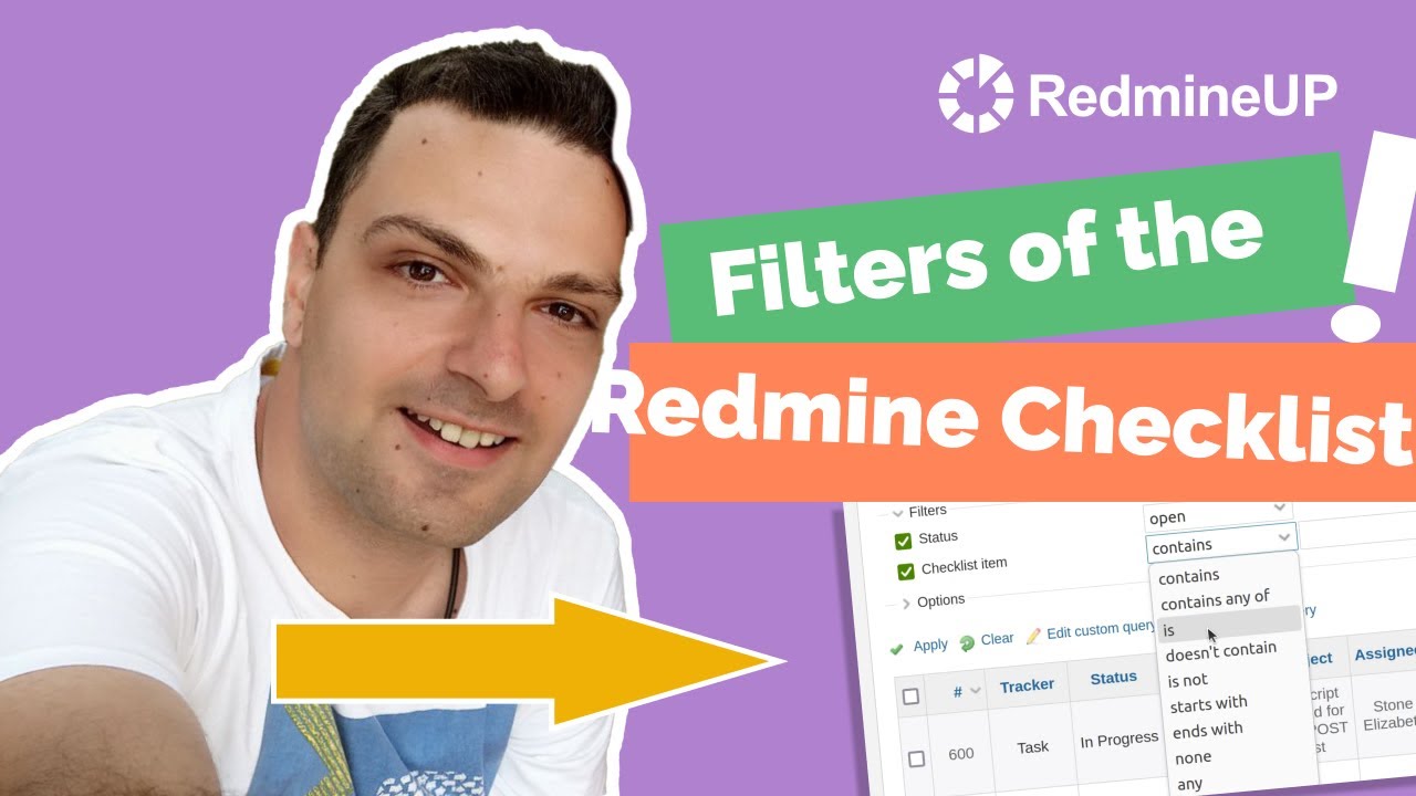 Redmine Checklists plugin Filters (RedmineUP) - YouTube
