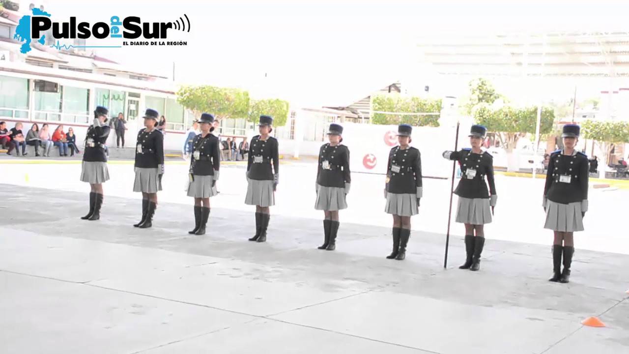 Gana CETis 147 por segunda ocasión concurso estatal de escoltas, irán al nacional en puebla