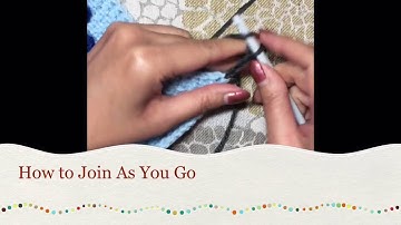 Tunisian Crochet: How to Join As You Go