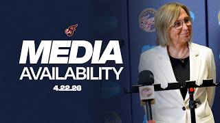 Amber Cox on Re-Signing Kelsey Mitchell, Keeping Core Together & MORE | Indiana Fever Media Day