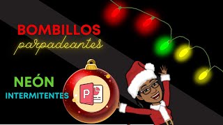 Cómo hacer bombillos con efectos animados de luces intermitentes/TUTORIAL POWERPOINT