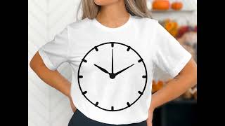 Download Clock Silhouette SVG, Timepiece Clipart, Clock Face Vector, Watch Outline Digital Cut File