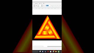 3D trangal design coreldraw part 11 #shorts #ytshorts #viral