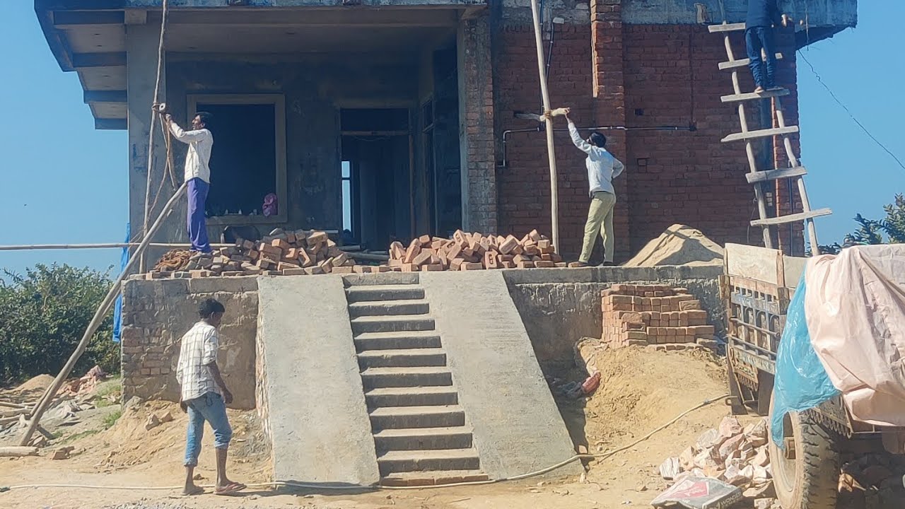 How to make a ramp for your house / मकान का रेम्प नाप करकें कैसे बनाएं