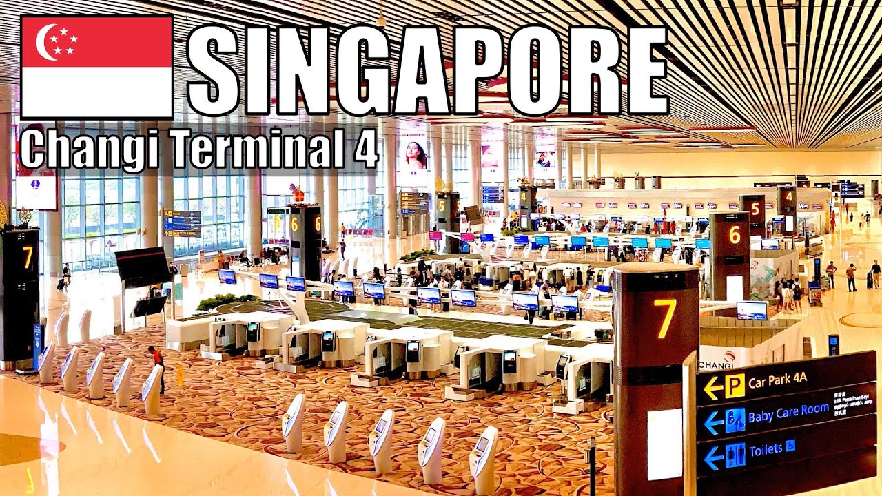 New Terminal 4 is Amazing! Changi Airport, Singapore 🇸🇬 – Virtual Walking Tour