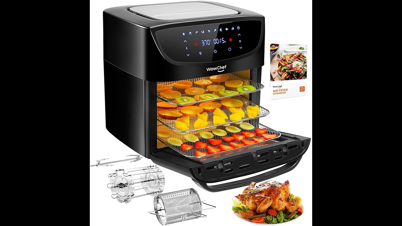 WowChef Air Fryer Oven Combo 20 Quart, Convection Toaster Oven