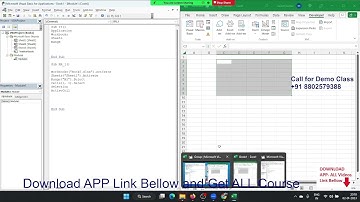 VBA Macros Classes in Hindi