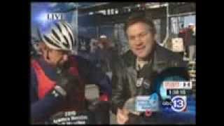 World Champion Motivational Speaker Kevin Saunders  interveiwed by ABC News after Half Marathon WIN!