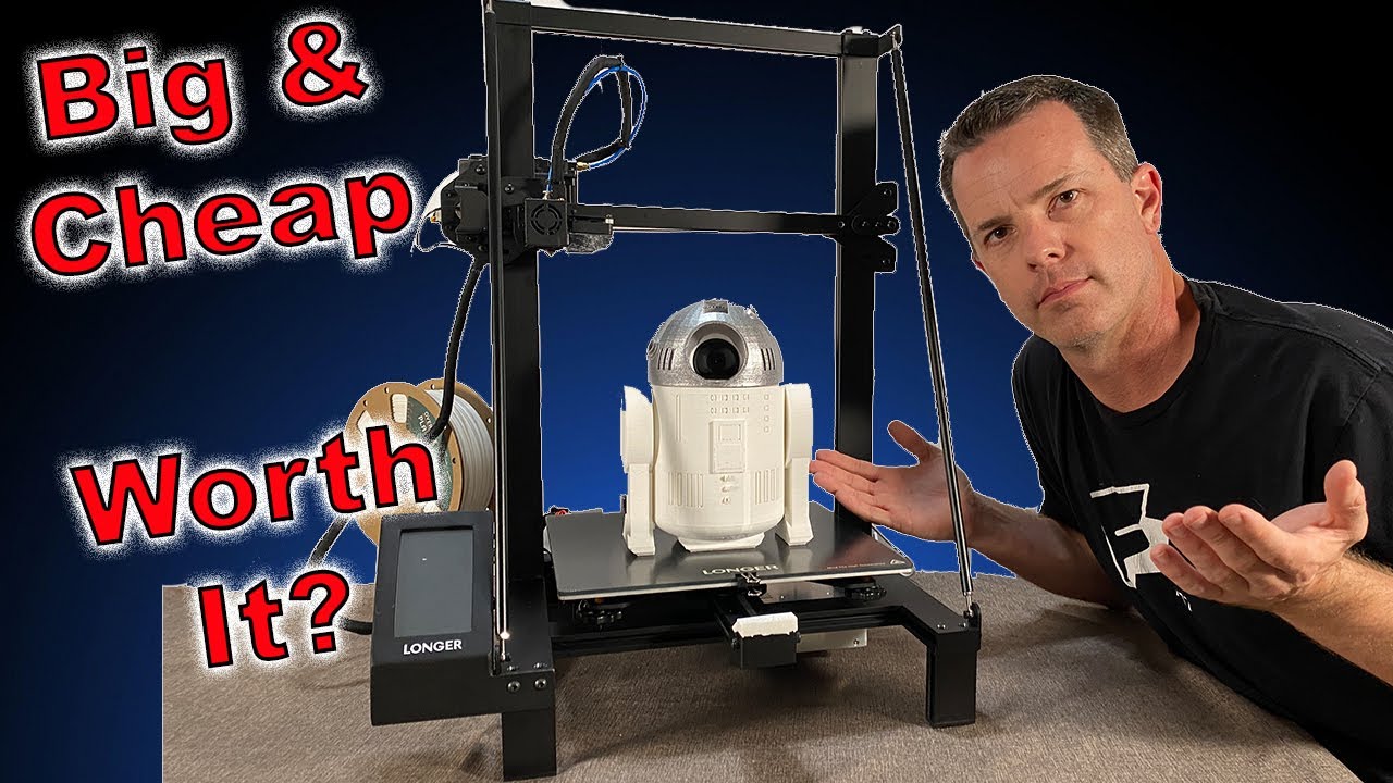 Large Budget 3d Printer - Longer LK5 Pro - Pros, Cons and Tips - YouTube