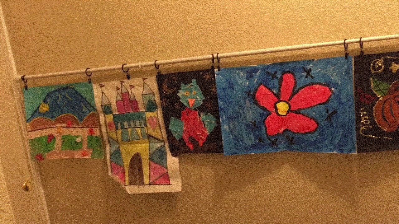 Curtain Rod Artwork Display YouTube