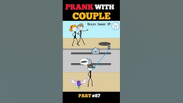 Can THIEF pranked COUPLE || Part 87 #short #gaming #shorts #puzzle #stickman #puzzlegame #ytshorts