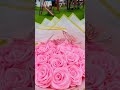 handmade diy pink ribbon bouquet🩷#handmade #love#flowergift#newmusic#diy #foryou#bringmyflowersnow