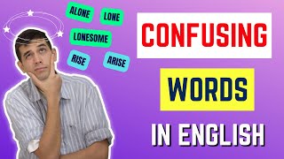 English Vocabulary: Confusing words in English