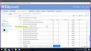Add Courses and Assignments