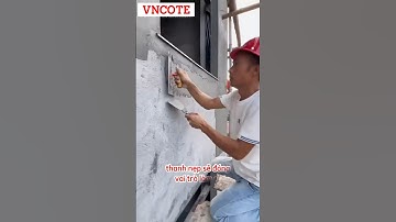 Hướng dẫn thi công nẹp nhôm ngắt nước mưa, cải tạo nhà đẹp #vatlieuxaydung #nhadep #xaydung