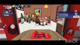 Burger shop simulator game for Android device it's really cool game#subscribe 