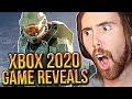 Asmongold Reacts To XBOX 2020 Showcase: Halo Infinite, Fable 4 & More Game Trailers