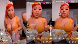 Ari (TheRealKyleSister)(Moneybagg Yo GF) on Instagram Live ? | July 9th, 2020