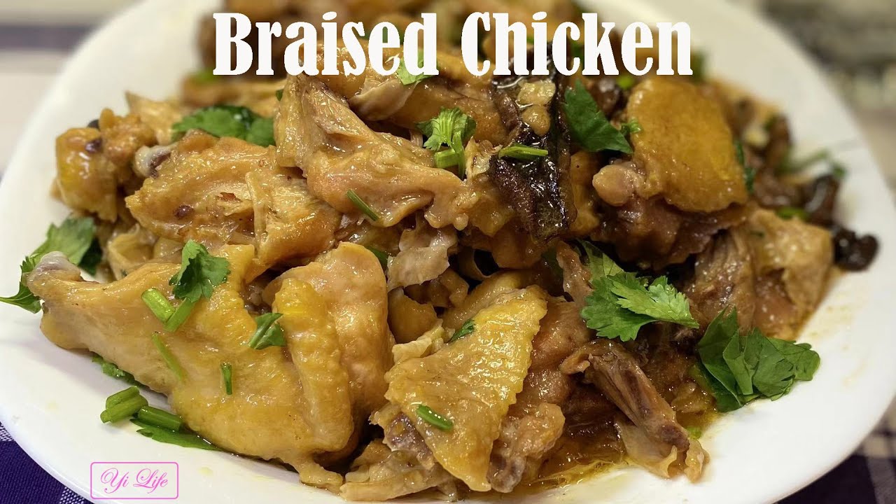Braised Chicken with Mushrooms and Tofu Skins (Bean Curd Skins) in Casserole Ep059 【Yi Life
