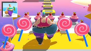 FAT 2 FIT 🍔🍕🍟 Gameplay All Levels Walkthrough Game Mobile New Update Max Level 66-67 BobsyBoy OSK