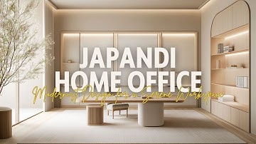Japandi Home Office: Modernist Design for a Serene Workspace