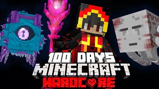 I SURVIVED 100 DAYS AS A WIZARD IN MINECRAFT HARDCORE!!