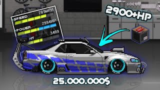 Nissan Skyline R34 | Pixel Car Racer | F1X 25.000.000$ screenshot 5