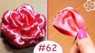 Лепесток Розы Канзаши / Все лепестки канзаши #62 Лепесток Розы Канзаши / Все лепестки канзаши #62