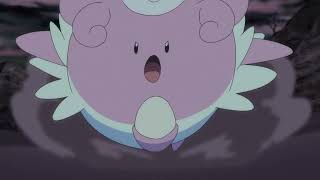 Brock's Blissey uses Mega Punch in Pokemon legends Arceus special Episode 3