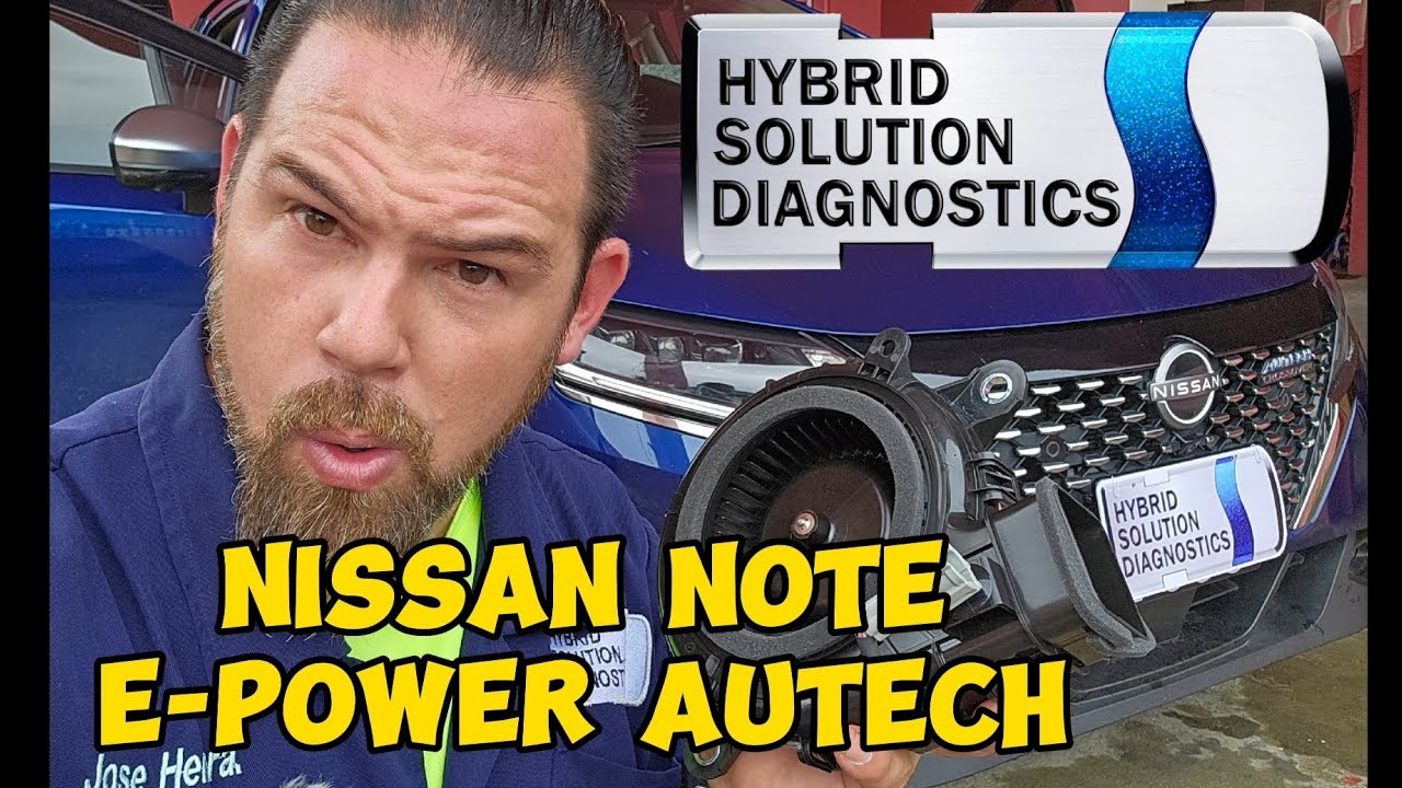Nissan note epower hybrid battery fan cleaning YouTube