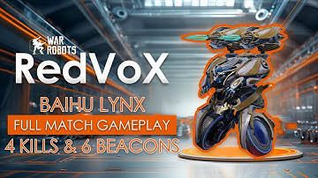 War Robots | Baihu Lynx MK2 Full Match Gameplay with Baihu Stake Weapons | RedVoX WR