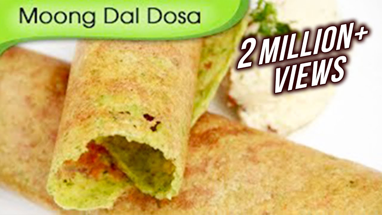 Moong Dal Dosa | Easy To Make Dosa Recipe | Popular South Indian Breakfast Recipe By Ruchi Bharani | Rajshri Food