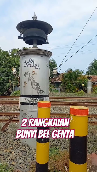 Bel Genta Mekanik Perlintasan Kereta Api #shorts #keretaapi #viralvideo