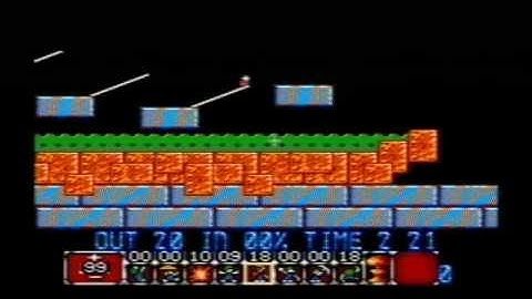 Lemmings SEGA Master System - Mayhem Madness Part 4