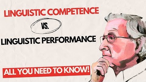 Competence vs. Performance in Linguistics | Noam Chomsky & Modern Linguistics #ylt #explaininurdu