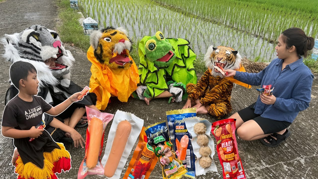 BARONGAN KU KEMANA ?? PADAHAL MAU AKU KASIH MAKAN SOSIS || BARONGAN HILANG