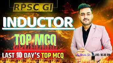 RPSC Group Instructor 2025 || Electronics Engineering || INDUCTOR Top Most Expected MCQ