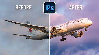 Using Adobe Photoshop to TRANSFORM your Aviation Photography! screenshot 5