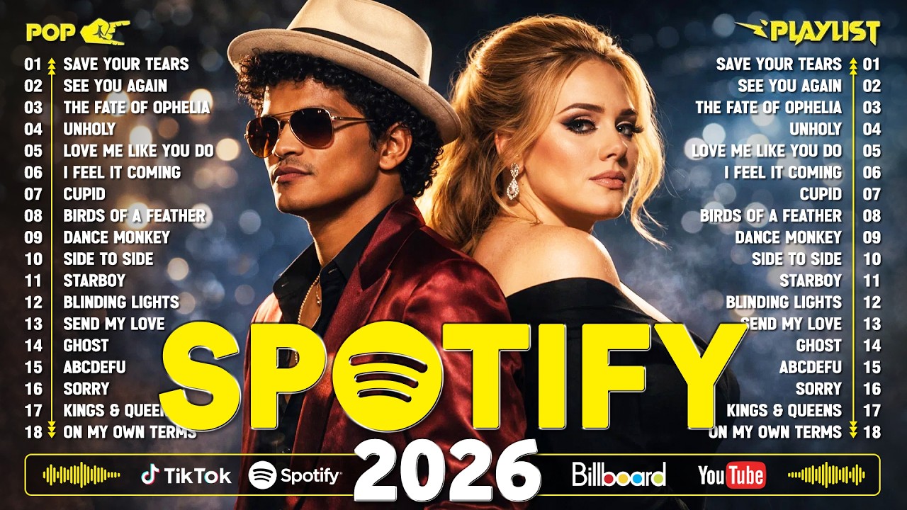 Rihanna, Taylor Swift, Adele, The Weeknd, Billie Eilish, Dua Lipa | Billboard Top 50 This Week