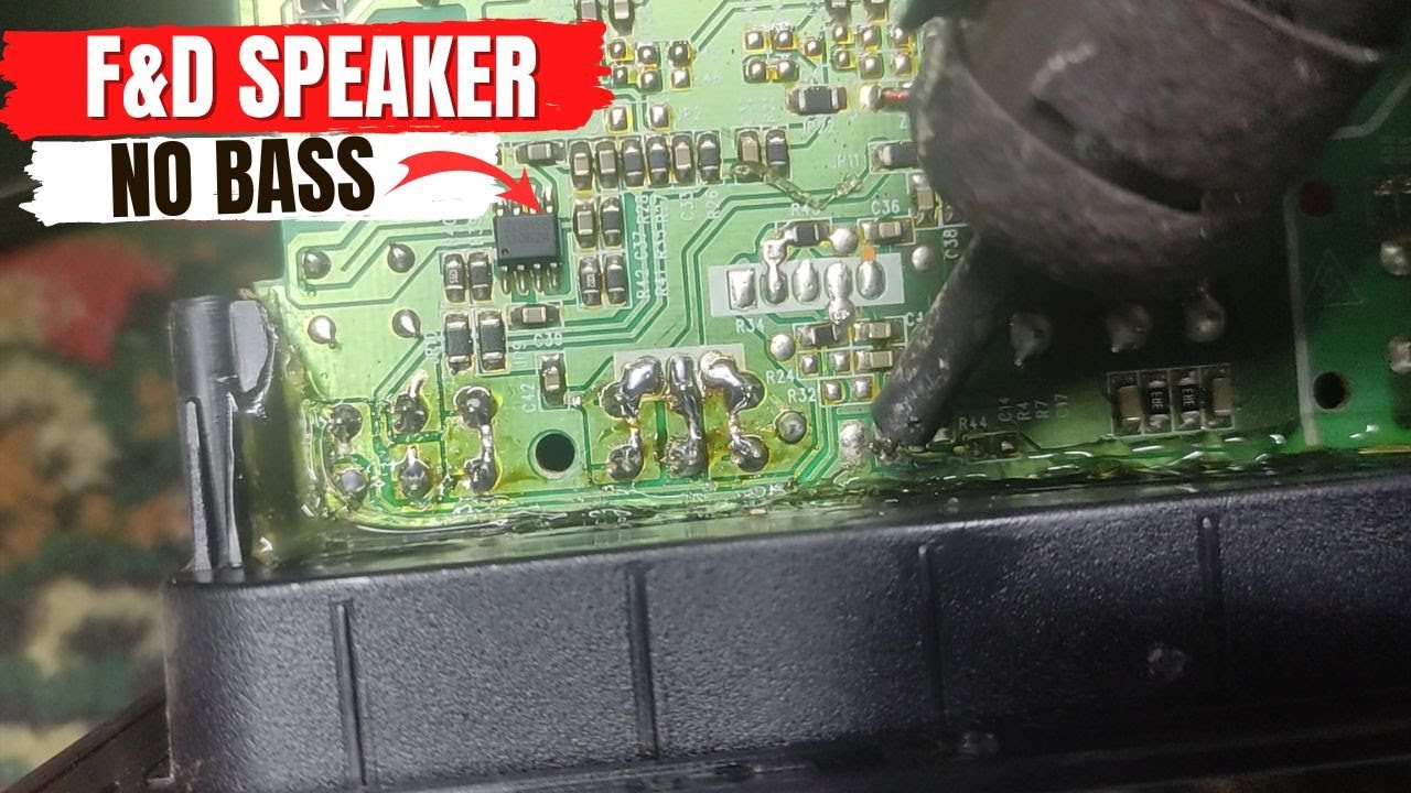 How To Repair f&d home Theater 2.1 bass not working Created by Afjal