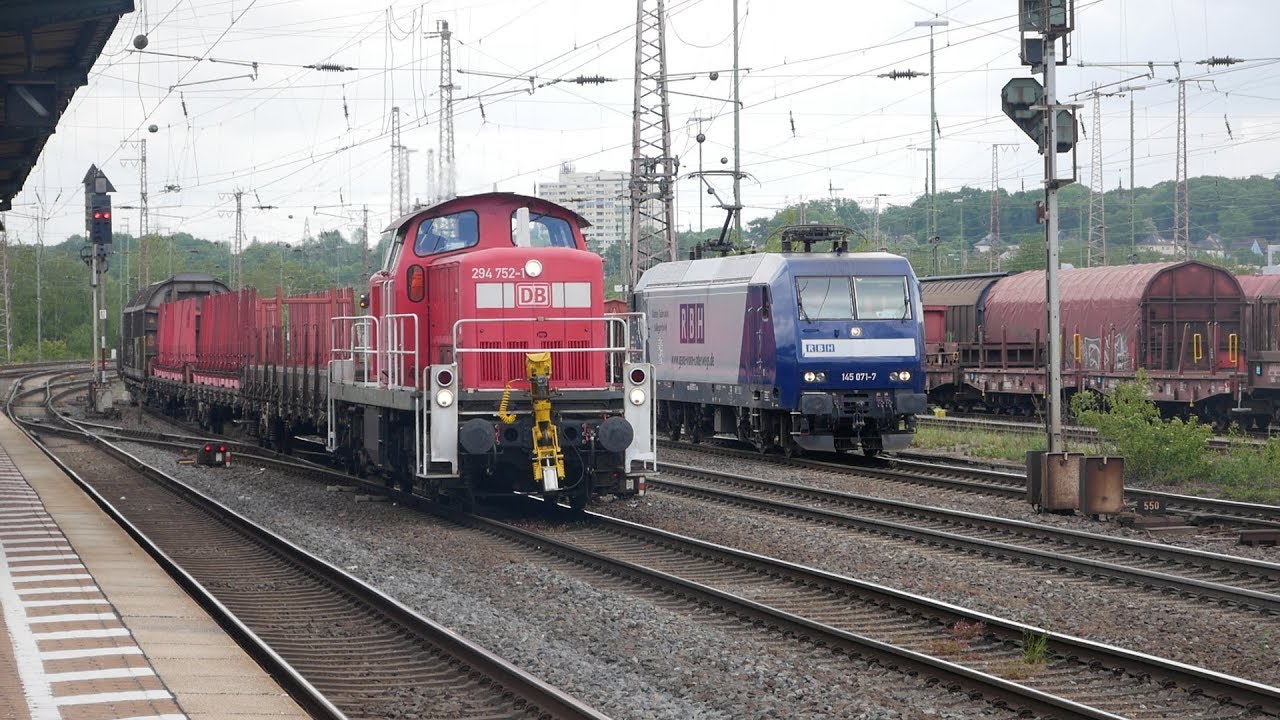 Eisenbahnverkehr in Hagen Vorhalle mit Br 3428 3429 294 401 1440 145 111 146 185 152