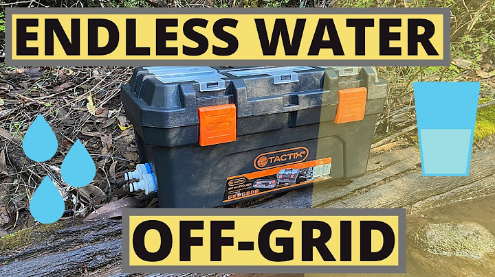 ENDLESS WATER | OFF-GRID CARAVAN/CAMPING | 12V Pump Box | Filtered drinking water | Homemade DIY