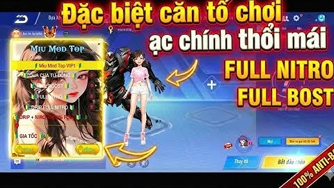 HACK ZING SPEED MOBILE MỚI NHẤT TỐC BIẾN CÂN TỐ CHƠI ẠC CHÍNH 