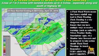 Weather Briefing - Storms with Locally Heavy Rainfall April 24