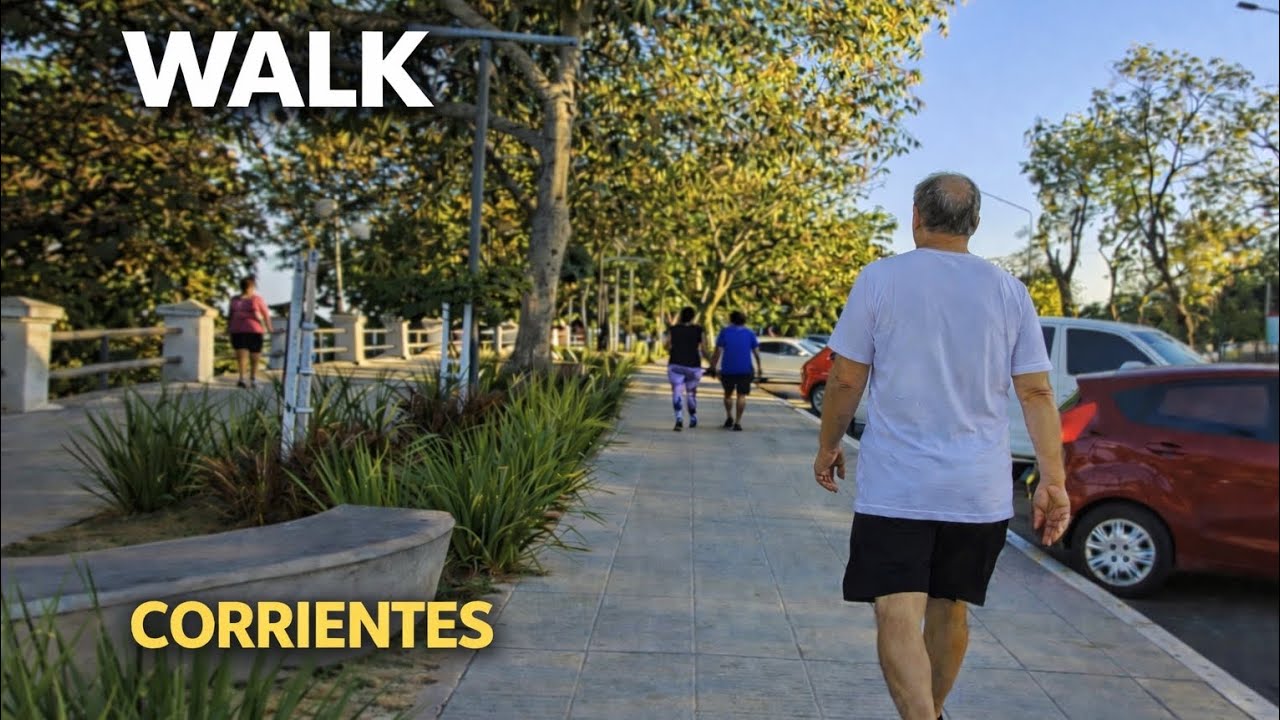 Corrientes Argentina 4K Walking Tour 🇦🇷 | Costanera Riverside Walk | City Tour